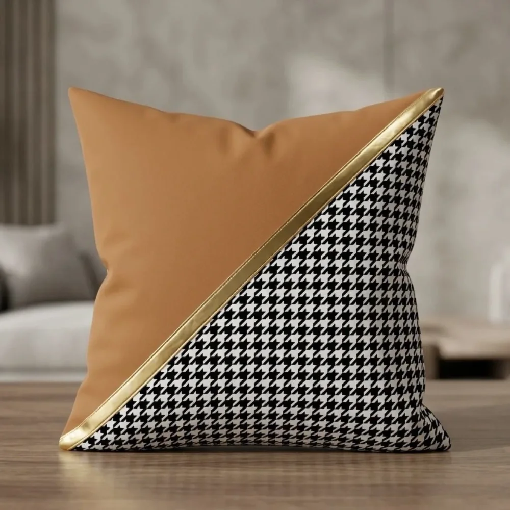 كفر خدادية ديكور كاروهات بخط ذهبي