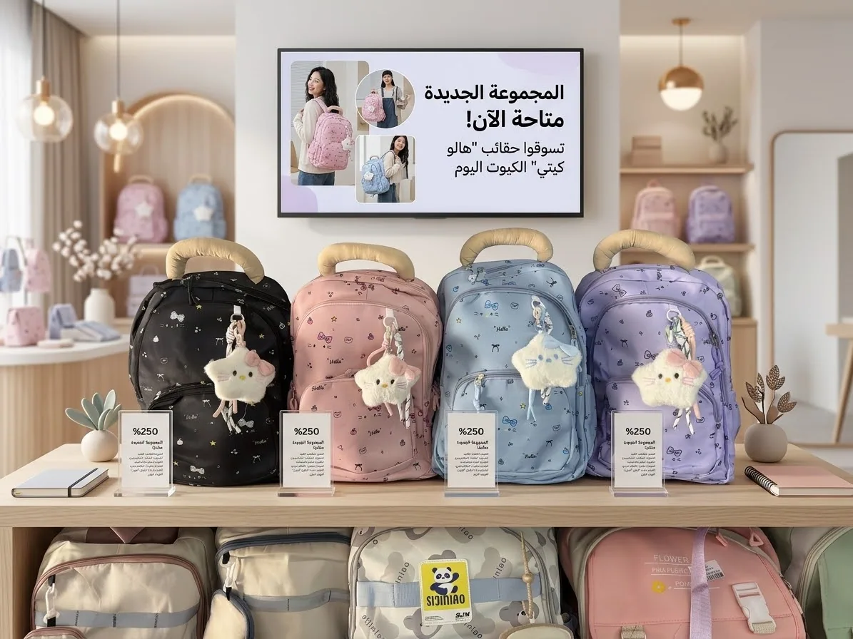 حقيبة ظهر Hello Kitty