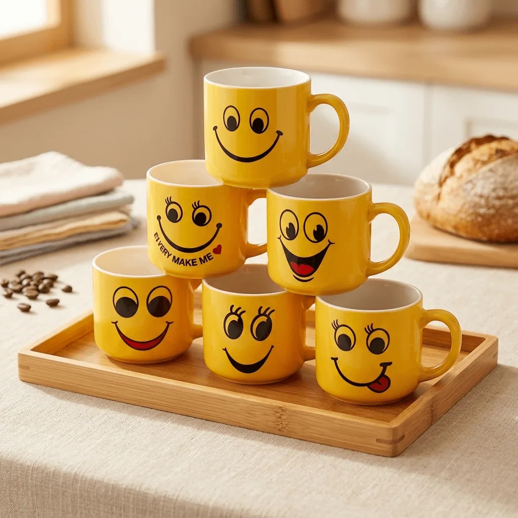 اكواب سيراميك الإيموجي 😋