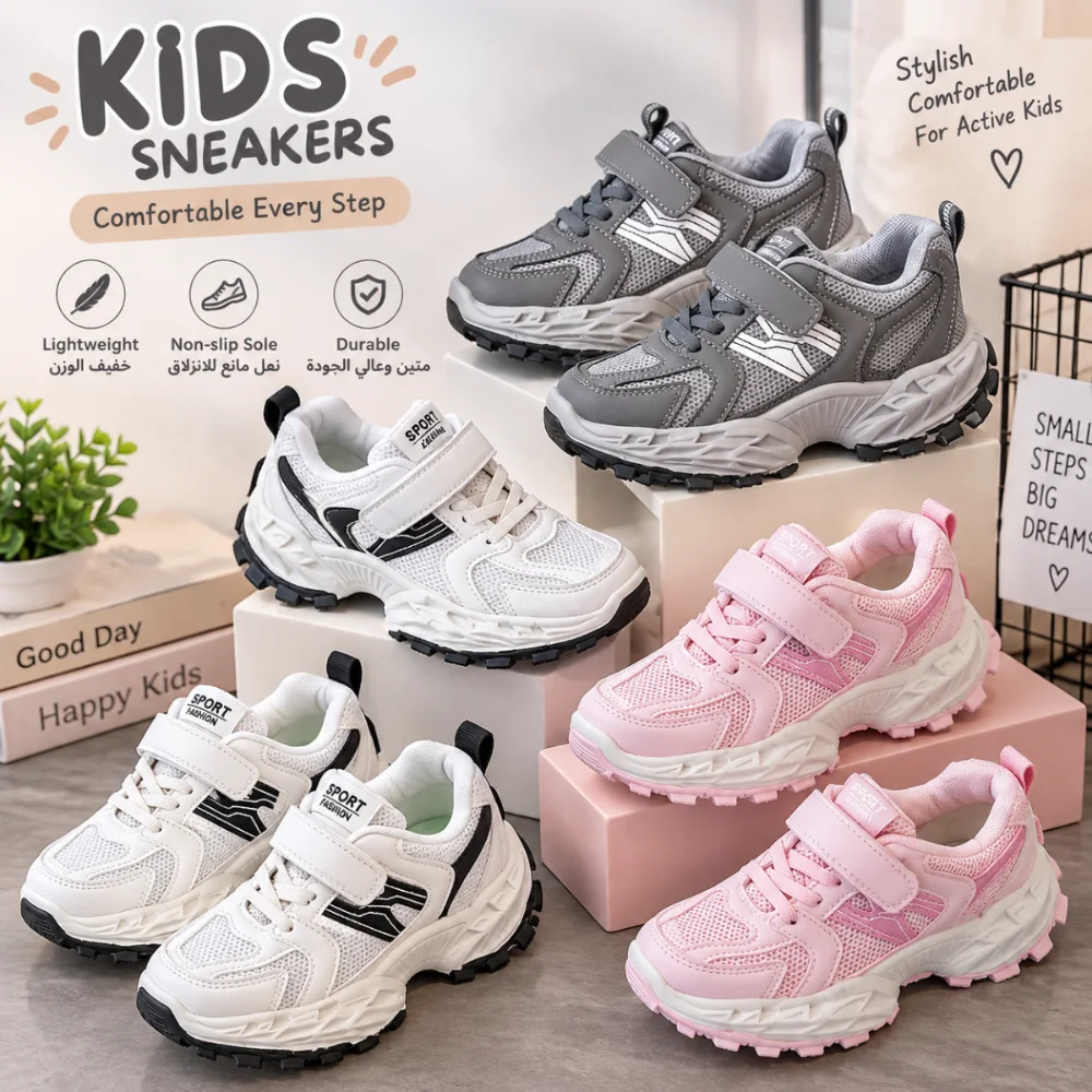 سنيكرز أطفال Active Track بفيلكرو