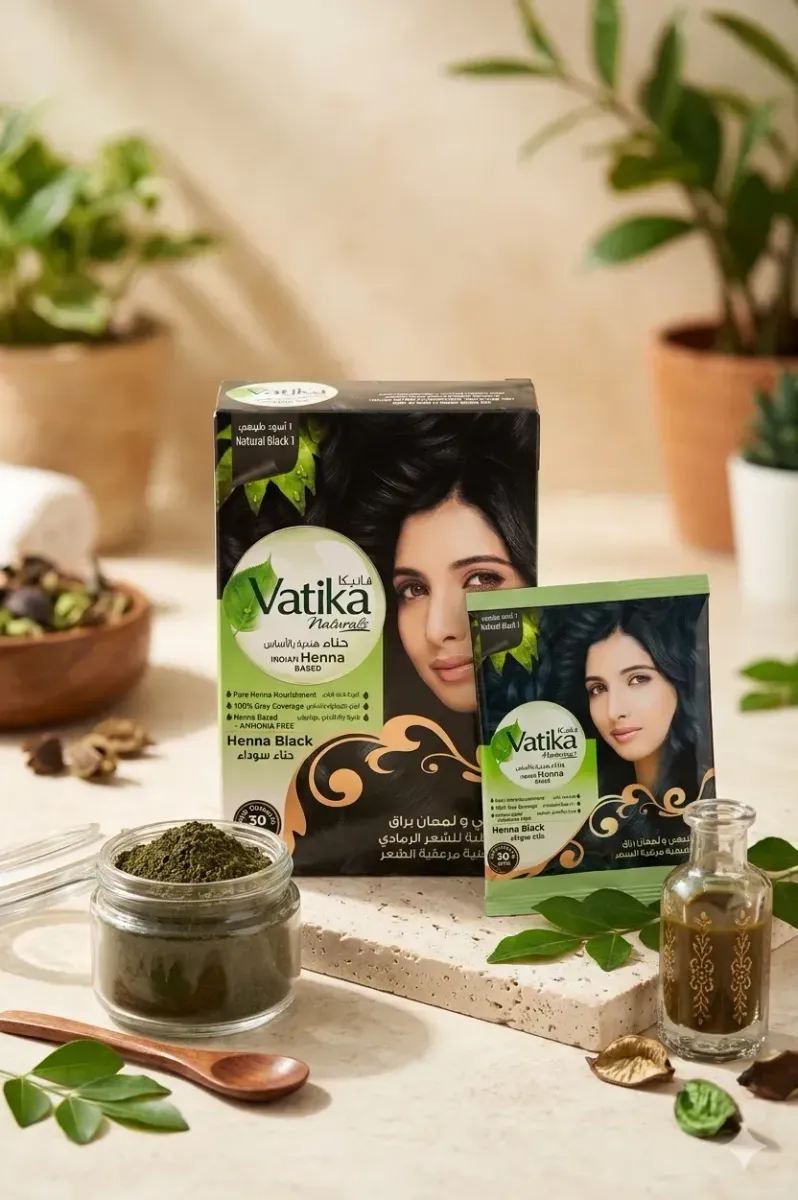 حنة فاتيكا اسود طبيعي