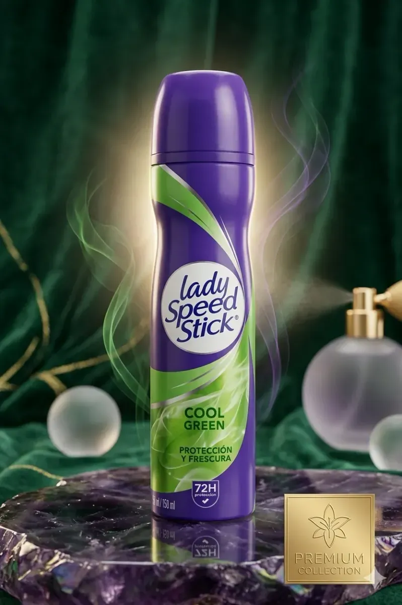 سبري عرق ليدي سبيد ستك "cool green " رائحة جذابة وحماية تدوم