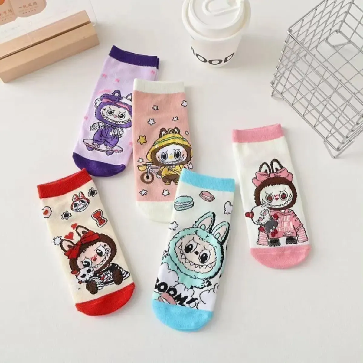 جوارب "لابوبو"  القصيرة (Labubu  Ankle Socks)