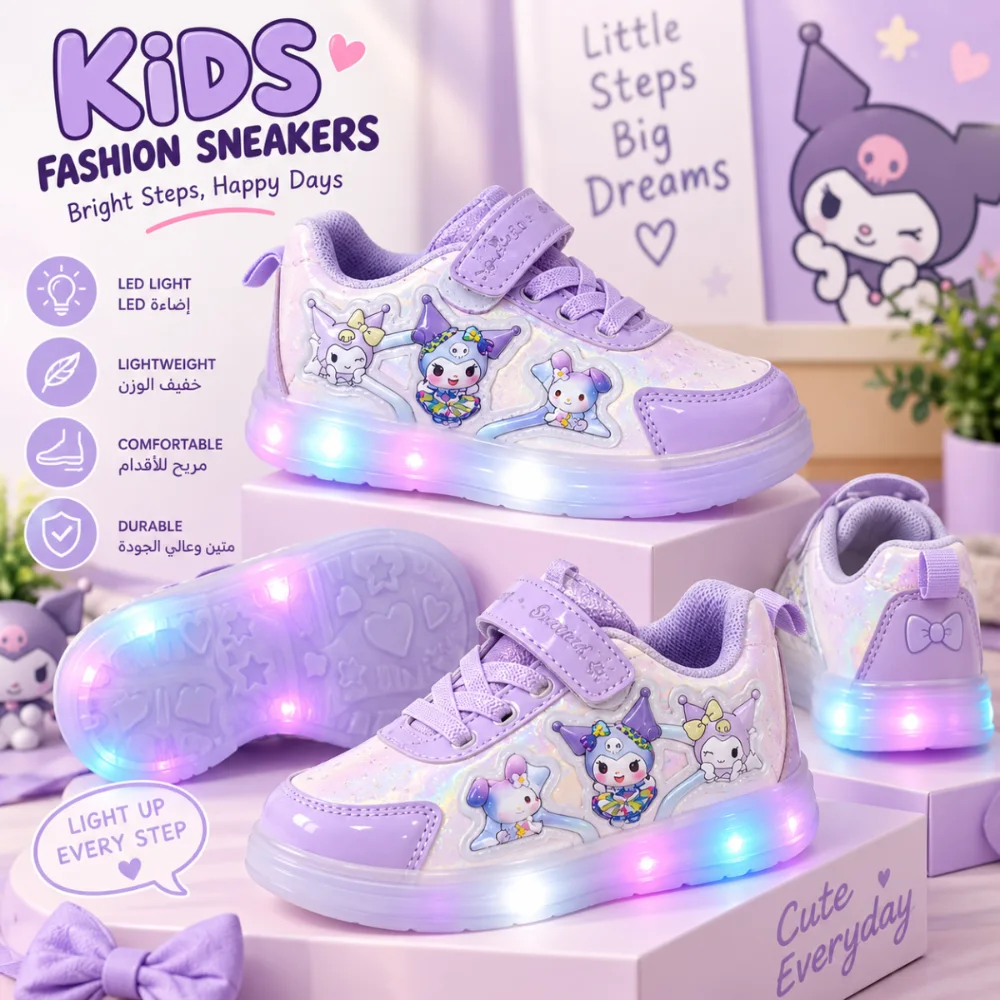 سنيكرز بناتي Star Shine بفيلكرو ضو 019