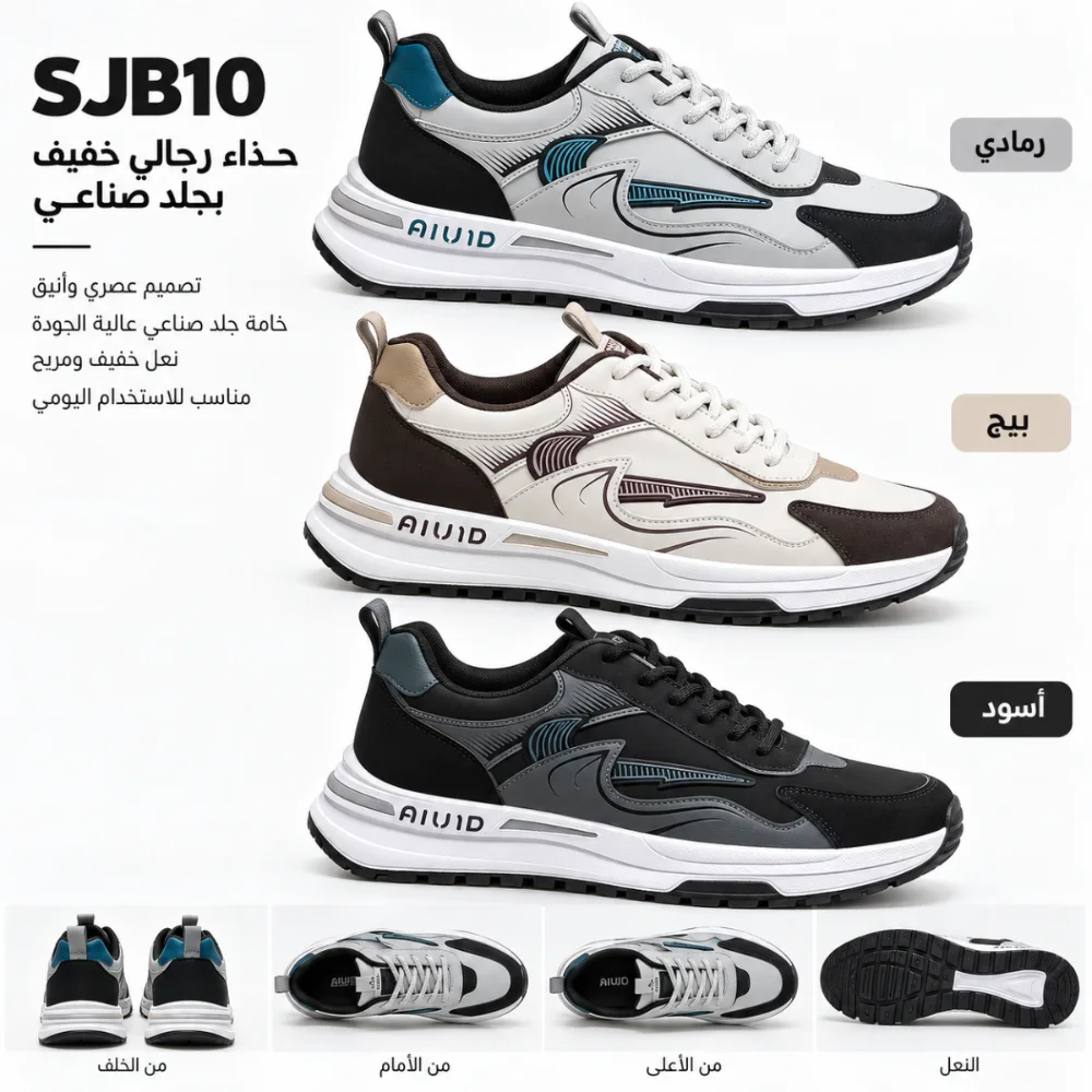 حذاء رياضي رجالي SJB10 – متعدد الألوان