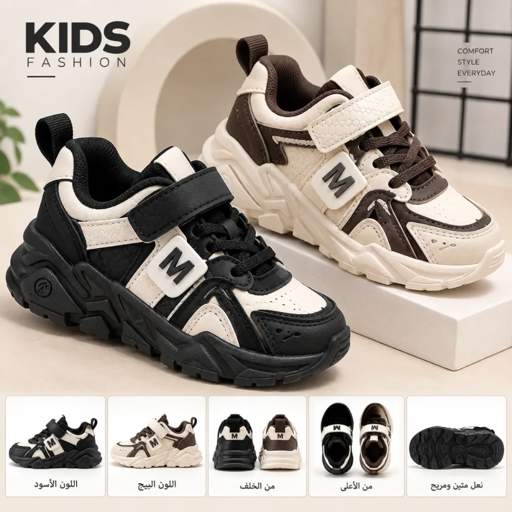 سنيكرز أطفال M Chunky 👟